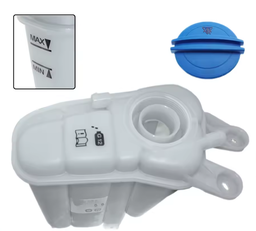 WATER BOTTLE AUDI A4 8K/B8 2007-2016 | A5 8T3 2007-2017 | Q5 2008-2017 2 PIPE WITH CAP