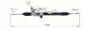 POWER STEERING RACK ISUZU DMAX 4X4 RHD 2004-2012 KB240/KB250/KB300