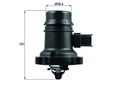 THERMOSTAT OPEL ADAM/CORSA D/E 1.4 A14XER/B14XER/D14XER 2009- CHEVROLET CRUZE/SONIC A14NET/B14NET/LUJ 2014-