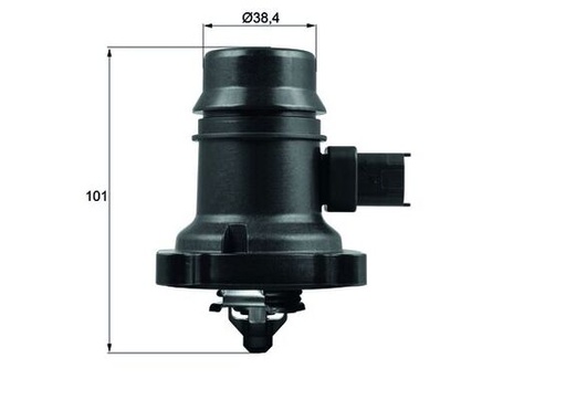 THERMOSTAT OPEL ADAM/CORSA D/E 1.4 A14XER/B14XER/D14XER 2009- CHEVROLET CRUZE/SONIC A14NET/B14NET/LUJ 2014-