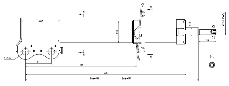 F/SHOCKS RENAULT TRIBER 1.0 2021-