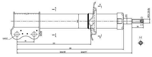 FRONT SHOCKS RENAULT TRIBER 1.0 2021-