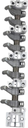 ROCKER SHAFT HYUNDAI H100 2.6D D4BB/D4BF | H1 2.5 D4BA/D4BH | MITSUBISHI COLT/PAJERO 2.5 4D56 COMPLETE