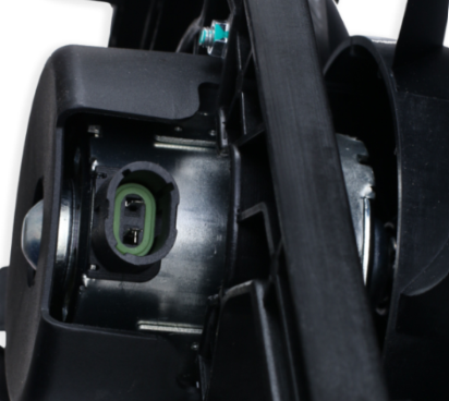 FAN ASSEMBLY NISSAN NP200 1.6 8V K7M 2008- COMPLETE ASSEMBLY (2PIN PLUG)