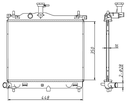 RADIATOR HYUNDAI I10 2008- (MANUAL TRANSMISSION)
