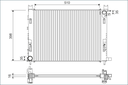 RADIATOR RENAULT CLIO IV/CAPTUR/SANDERO STEPWAY II 0.9 H4B/1.2 H5F 2013- | CAPTUR/DUSTER II 1.5dCi 2018- (MT)