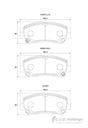 BRAKE PADS MAZDA CX-5 2005- FRONT