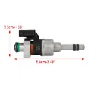 INJECTOR OPEL CORSA E 1.0T B10XFT 2014- | ASTRA 1.0/1.4 B10XFT/B14XFT 2015- | CHEVROLET CRUZE 1.4 LUJ/A14NET 2009- 2PIN