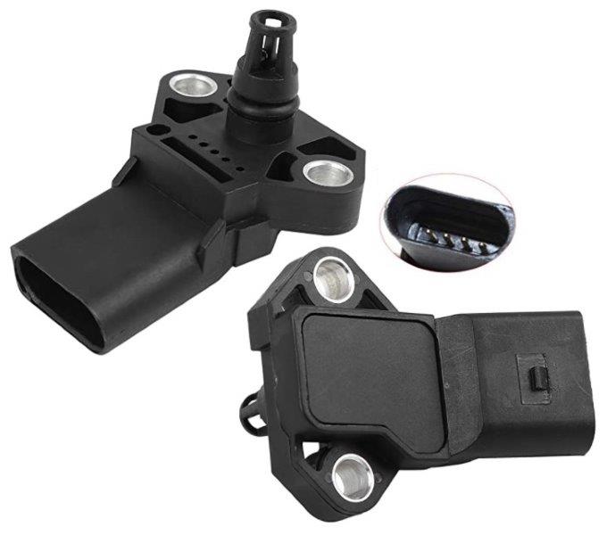 MAP SENSOR VW GOLF, V, VI, T5, TIGUAN, TOURAN, A3, A4 B7, B8, A5, TT 2.0TDI