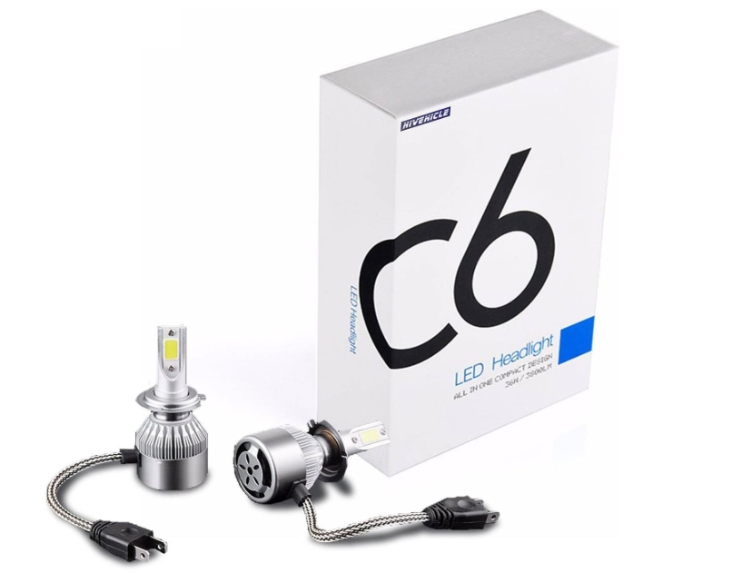 BULB H7 12V LED SET 15W/6000K WHITE (BUILT IN FAN) (SET OF 2)