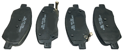 [TATABOLT-A BP2002 0603BAA0023KT 0603BAA0030KT] BRAKE PADS MAHINDRA KUV100 2017- FRONT