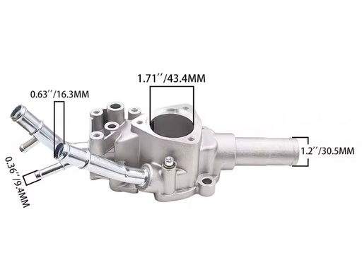 [T9-1054 11061-4M500-22] THERMOSTAT HOUSING NISSAN ALMERA 1.6 QG16 2004-2006