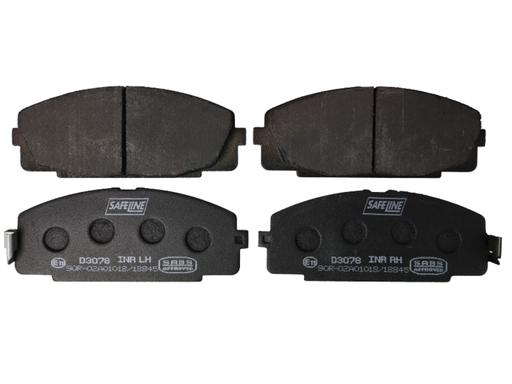 [D3078 0446525040 0446525060] BRAKE PADS TOYOTA QUANTUM 2.5/2.7 2005-2018 | HIACE IMP | DYNA (SAFELINE)